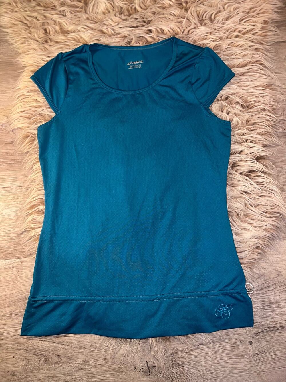 Asics Womens Sleeveless Blue Shirt